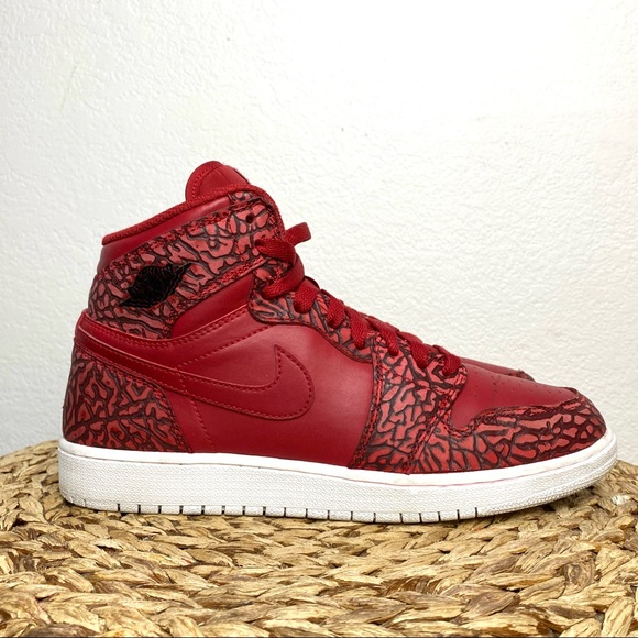 Jordan Shoes - Jordan 1 high elephant red